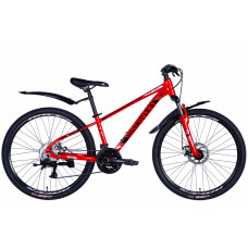 Велосипед AL 26" Discovery BASTION DD CS рама-13" червоно-чорний 2025