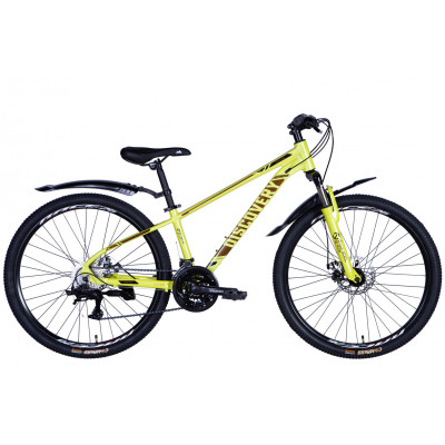 Велосипед AL 26" Discovery BASTION DD CS рама-13" жовтий 2025
