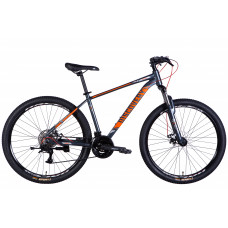 Велосипед AL 27,5" Discovery BASTION DD CS рама-17" сіро-помаранчевий 2025