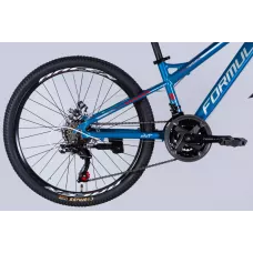 Велосипед AL 24" Formula BLACKWOOD 1.0 DD FR рама-12,5" синьо-сріблястий 2025