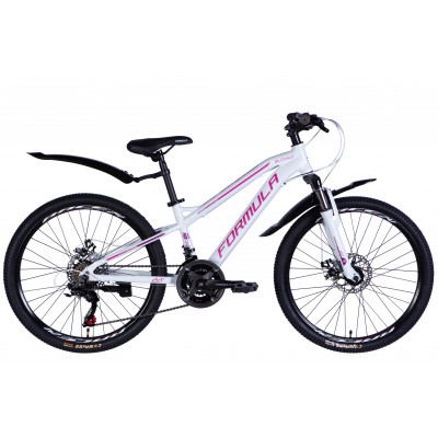 Велосипед AL 24" Formula BLACKWOOD 1.0 DD FR рама-12,5" біло-рожевий 2025