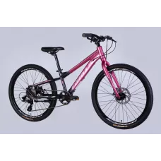 Велосипед AL 24" Formula F-1 DD CS рама-11" рожево-чорний 2025
