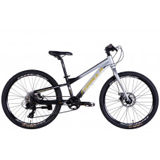 Велосипед AL 24" Formula F-1 DD CS рама-11" сріблясто-чорний 2026