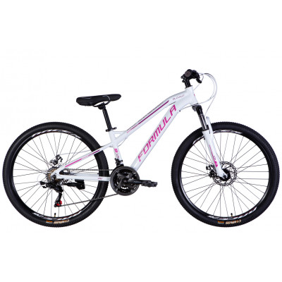 Велосипед AL 26" Formula BLACKWOOD DD FR рама-13" біло-рожевий 2025