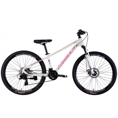 Велосипед AL 26" Formula THOR DD CS рама-13" біло-рожевий 2025