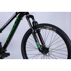 Велосипед AL 26" Formula BLACKWOOD DD FR рама-13" чорний з зеленим 2026