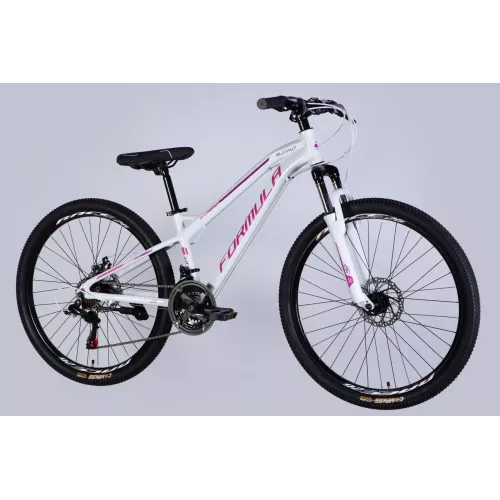 Велосипед уцінений AL 26" Formula BLACKWOOD DD FR рама-13" біло-рожевий 2026