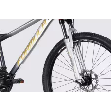 Велосипед AL 27.5" Formula F-1 DD CS рама-16" сріблясто-чорний 2026