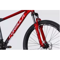 Велосипед AL 27.5" Formula F-1 DD CS рама-18" червоно-сірий 2026