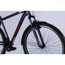 Велосипед уцінений ST 28" Formula MAGNUM DD FR рама-20,5" темно-сріблястий з червоним 2025