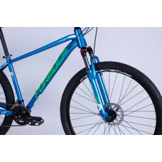 Велосипед AL 29" Formula THOR DD CS рама-17" синьо-зелений 2025