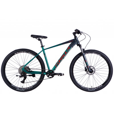 Велосипед AL 29" Formula ZEPHYR 1.0 HDD рама-19" темно-сріблястий з зеленим 2025