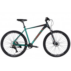 Велосипед AL 29" Formula ZEPHYR 1.0 HDD рама-21" темно-сріблястий з зеленим 2026