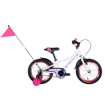 Велосипед ST 16" Formula Kid RACE BH рама-8,5" білий з рожевим 2026