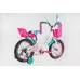 Велосипед ST 16" Formula Kid FLOWER PREMIUM BH рама-8,5" білий з рожевим та бірюзовим 2026