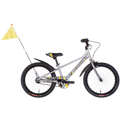 Велосипед ST 20" Formula Kid RACE BH рама-10" сірий з жовтим 2026