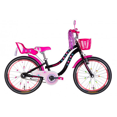 Велосипед ST 20" Formula Kid FLOWER PREMIUM BH рама-10" чорний з рожевим 2026