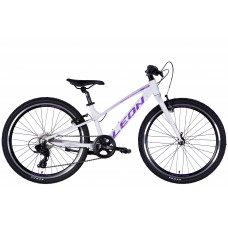 Велосипед AL 24" Leon JUNIOR Vbr CS рама-12" білий з бузковим 2025