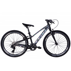 Велосипед AL 24" Leon JUNIOR Vbr CS рама-12" чорний 2025