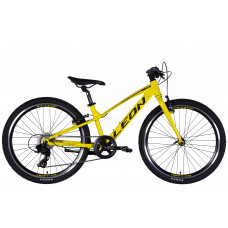 Велосипед AL 24" Leon JUNIOR Vbr CS рама-12" жовтий з чорним 2025