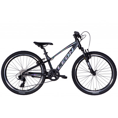 Велосипед AL 24" Leon JUNIOR AM Vbr CS рама-12" чорний 2025