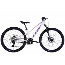Велосипед AL 26" Leon SUPER JUNIOR DD CS рама-13" білий з бузковим 2025