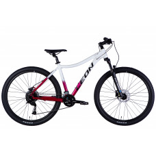 Велосипед AL 27,5" Leon XC LADY 80 HDD рама-18" білий з малиновим 2025