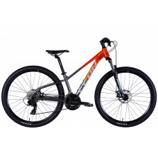 Велосипед AL 27,5" Leon XC 105 DD CS рама-13" помаранчевий зі сріблястим 2025