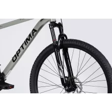 Велосипед AL 29" Optima . DD FR рама-19" сірий з зеленим 2026 (в мішку)