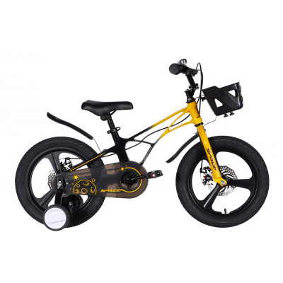 Велосипед MG 16" SPACE KID ANDROMEDA DD рама-9" жовто-чорний 2026