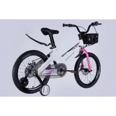 Велосипед MG 18" SPACE KID MOON DD рама-10" білий 2025 Велосипед MG 18" SPACE KID MOON DD рама-10" білий 2025