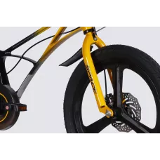 Велосипед MG 18" SPACE KID ANDROMEDA DD рама-10" жовто-чорний 2026 Велосипед MG 18" SPACE KID ANDROMEDA DD рама-10" жовто-чорний 2026