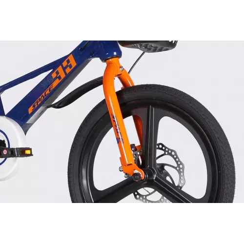 Велосипед MG 18" SPACE KID ORION DD рама-10" синiй з помаранчевим 2026 Велосипед MG 18" SPACE KID ORION DD рама-10" синiй з помаранчевим 2026