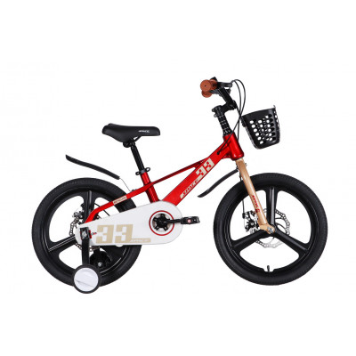 Велосипед MG 18" SPACE KID ORION DD рама-10" червоний з сірим 2026