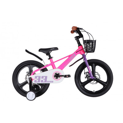 Велосипед MG 18" SPACE KID ORION DD рама-10" рожевий з фіолетовим 2026