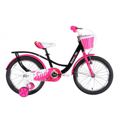 Велосипед ST 18" SPACE KID SUN BH рама-10" чорний з рожевим 2026