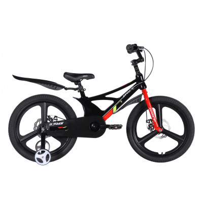 Велосипед MG 20" SPACE KID STAR DD рама-11" чорний з червоним 2026