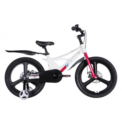 Велосипед MG 20" SPACE KID STAR DD рама-11" білий з рожевим 2026