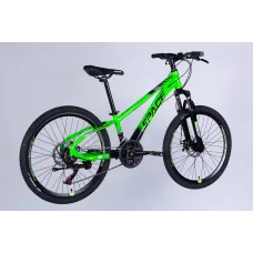 Велосипед AL 24" SPACE MERCURY DD FR рама-11" зелено-чорний 2025
