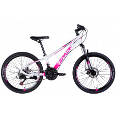 Велосипед уцінений AL 24" SPACE MERCURY DD FR рама-11" біло-рожевий 2025