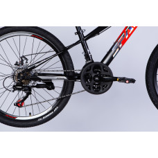 Велосипед ST 24" SPACE MARS DD FR рама-11" червоно-чорний 2026