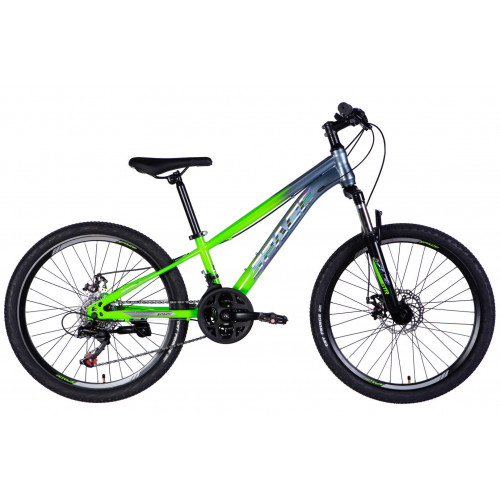 Велосипед уцінений ST 24" SPACE MARS DD FR рама-11" зелено-сріблястий 2026
