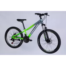 Велосипед ST 24" SPACE MARS DD FR рама-11" зелено-сріблястий 2026 Велосипед ST 24" SPACE MARS DD FR рама-11" зелено-сріблястий 2026
