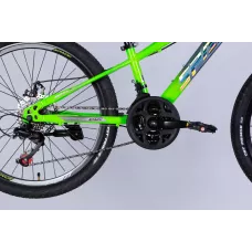 Велосипед уцінений ST 24" SPACE MARS DD FR рама-11" зелено-сріблястий 2026