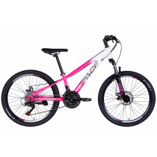 Велосипед ST 24" SPACE MARS DD FR рама-11" рожево-білий 2026