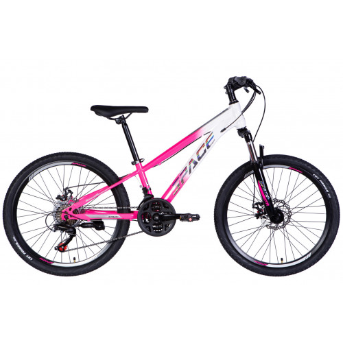 Велосипед ST 24 SPACE MARS DD FR рама-11 рожево-білий 2026