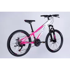 Велосипед ST 24 SPACE MARS DD FR рама-11 рожево-білий 2026