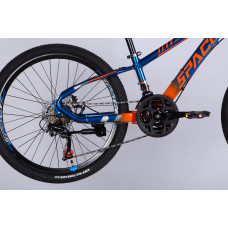 Велосипед AL 24" SPACE MERCURY DD FR рама-11" синьо-помаранчевий 2026