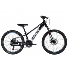 Велосипед AL 24" SPACE MERCURY DD FR рама-11" чорно-білий 2026