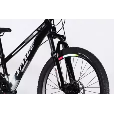 Велосипед AL 24" SPACE MERCURY DD FR рама-11" чорно-білий 2026